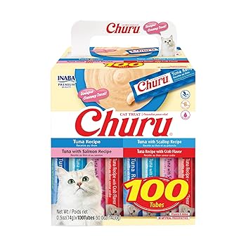 churu様 Inaba Churu Cat Treat - Chicken Varieties - 20 Tubes (10 oz